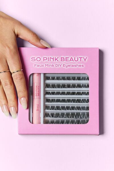 SO PINK BEAUTY Faux Mink Eyelashes Cluster Multipack Sweetheart Lash One Size